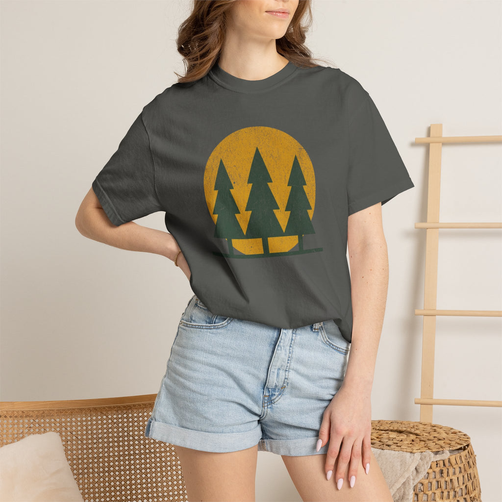 Flat Tree Sunrise T-Shirts