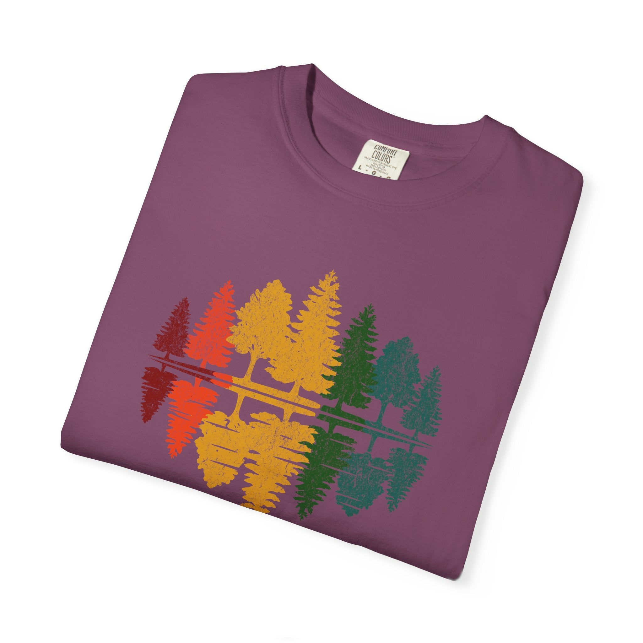 Rainbow Tree Reflection T-Shirts