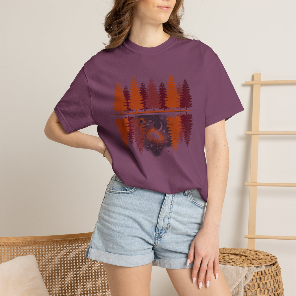 Tree Galaxy Reflection T-Shirts