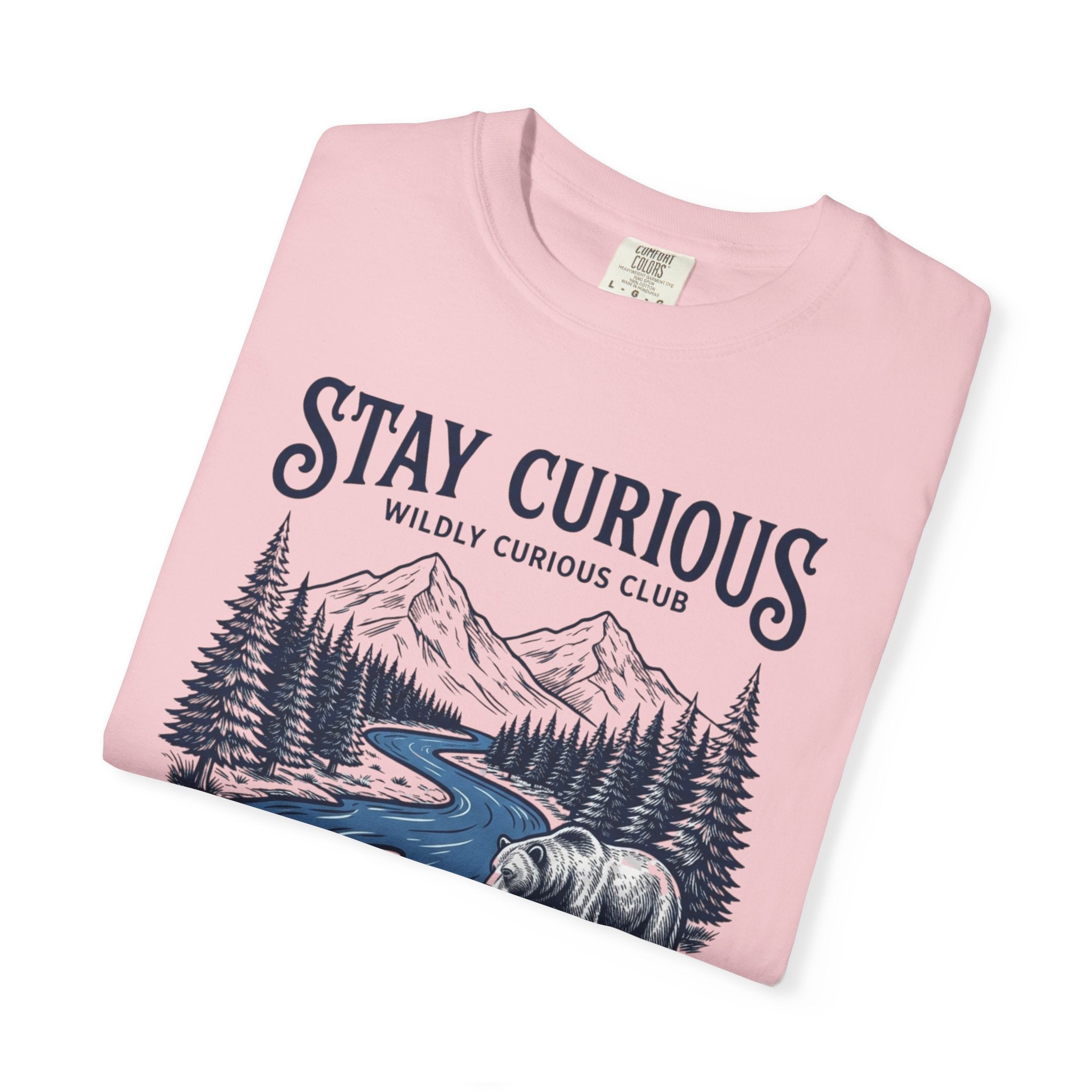 Stay Curious Bear Stream T-Shirt