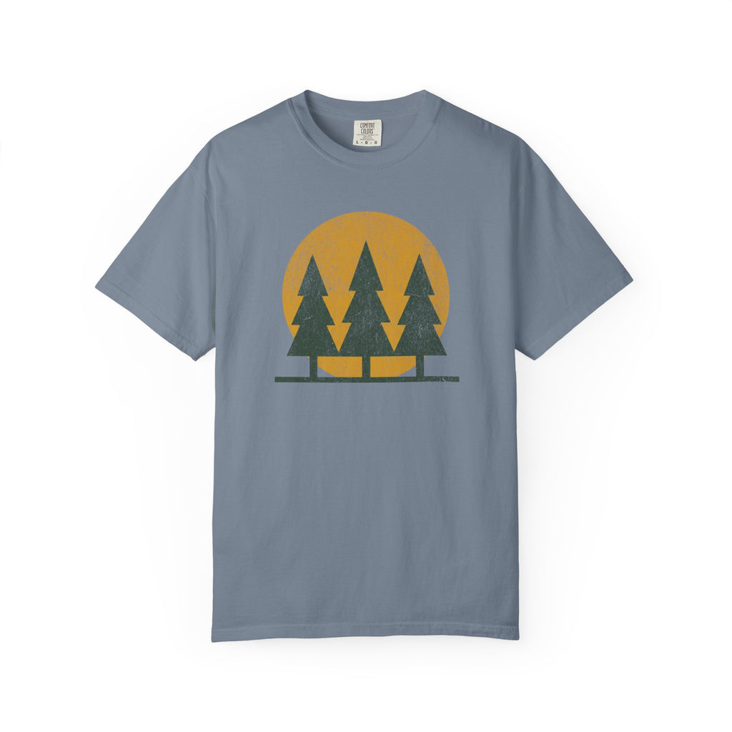 Flat Tree Sunrise T-Shirts