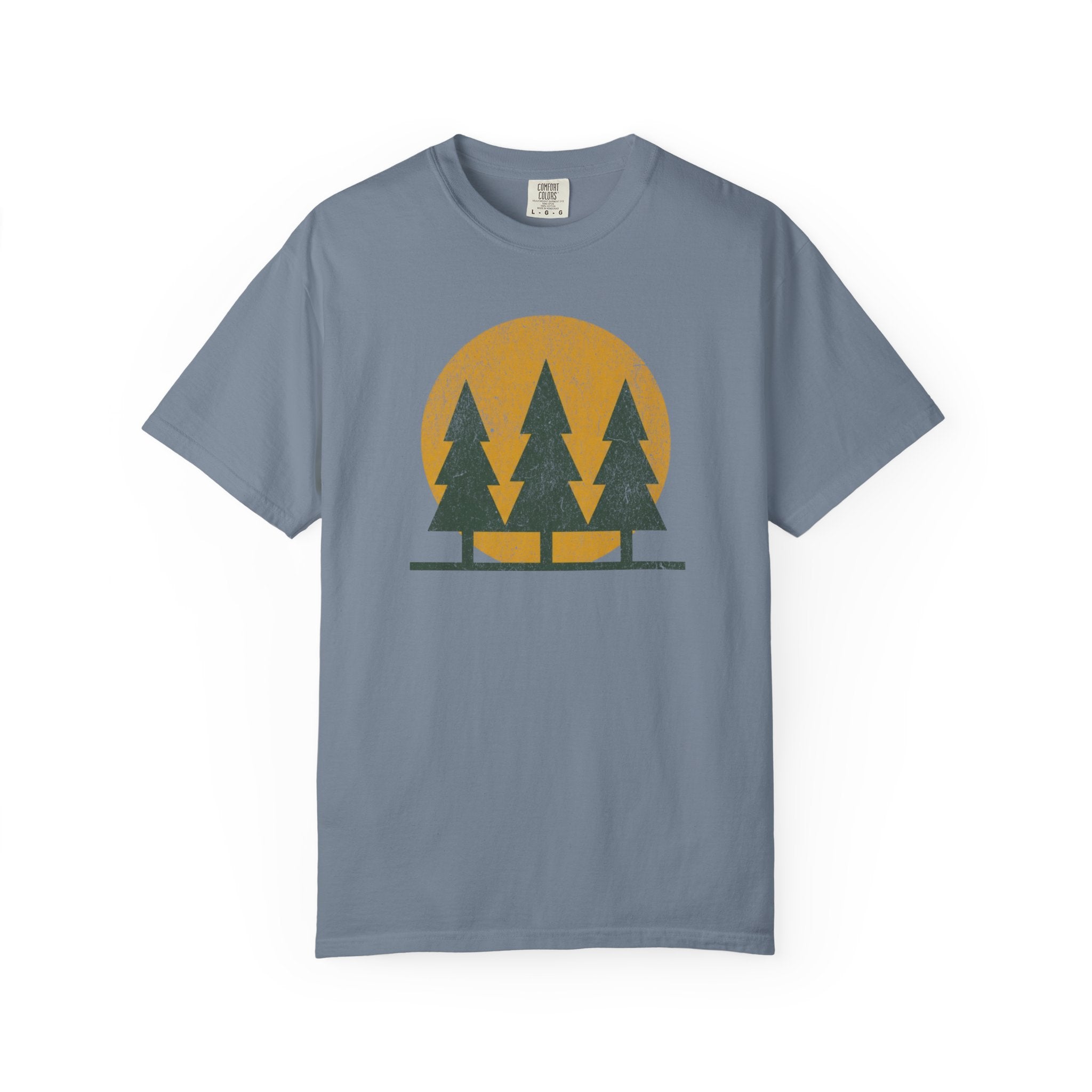 Flat Tree Sunrise T-Shirts