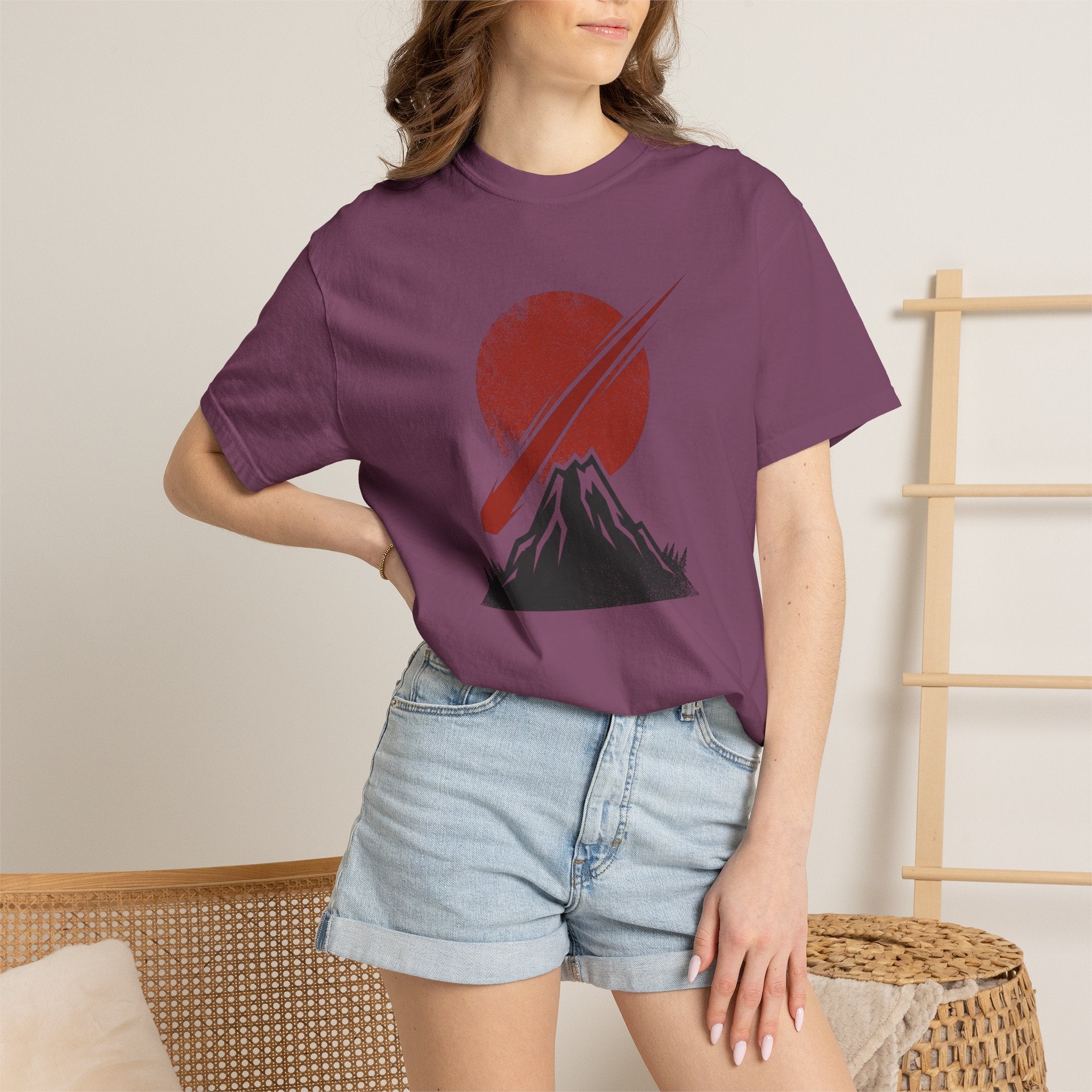 Blood Moon Meteor Mountain T-Shirts