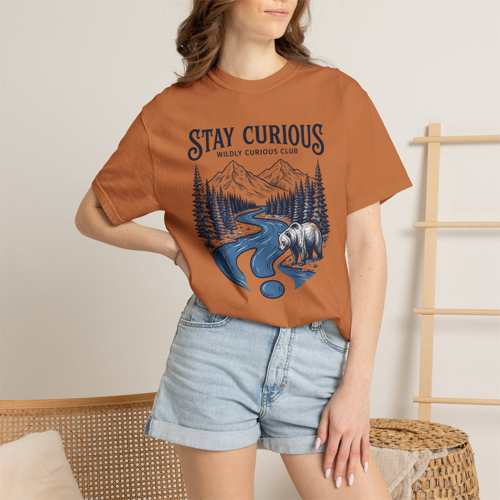 Stay Curious Bear Stream T-Shirt