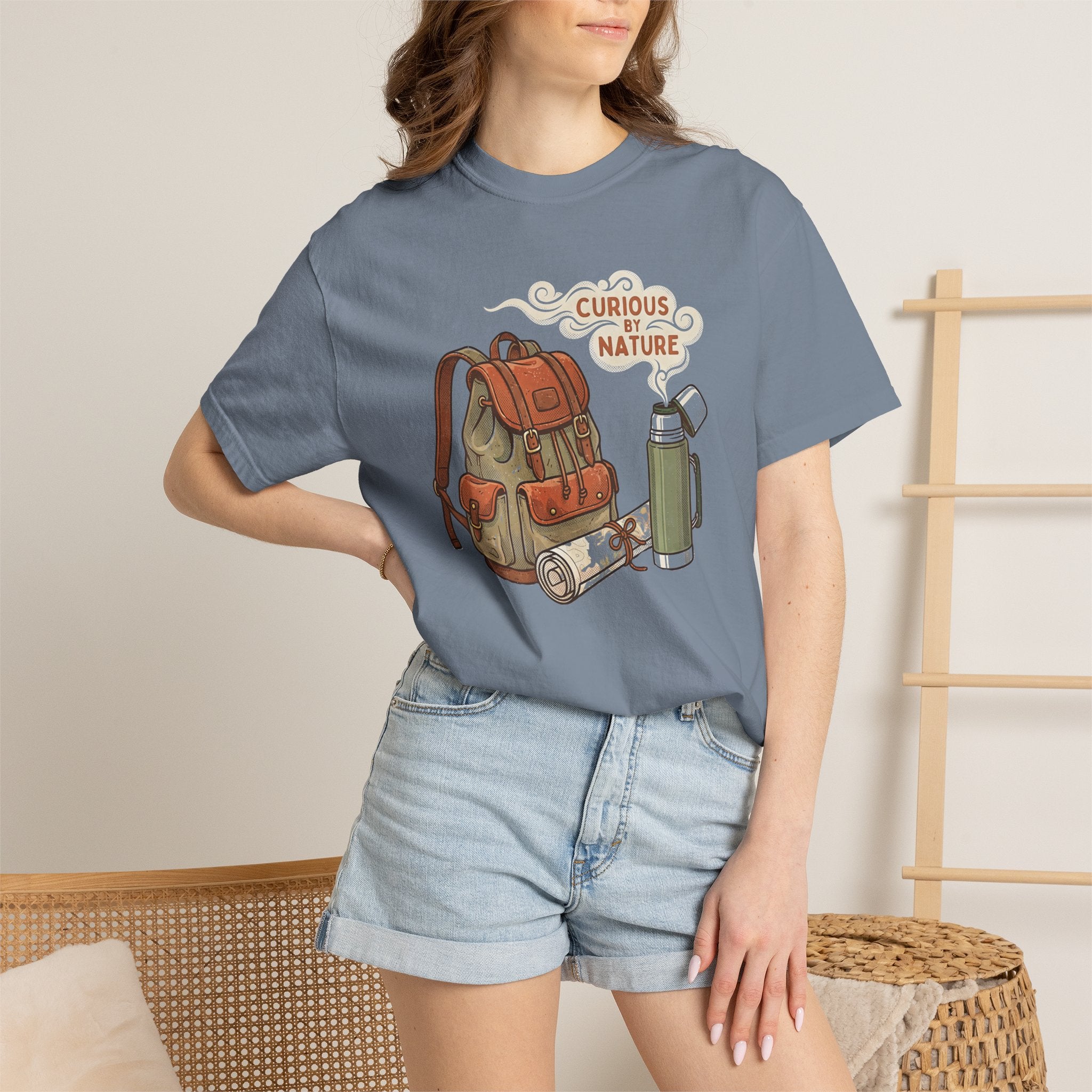 Curious By Nature Backpack T-Shirt