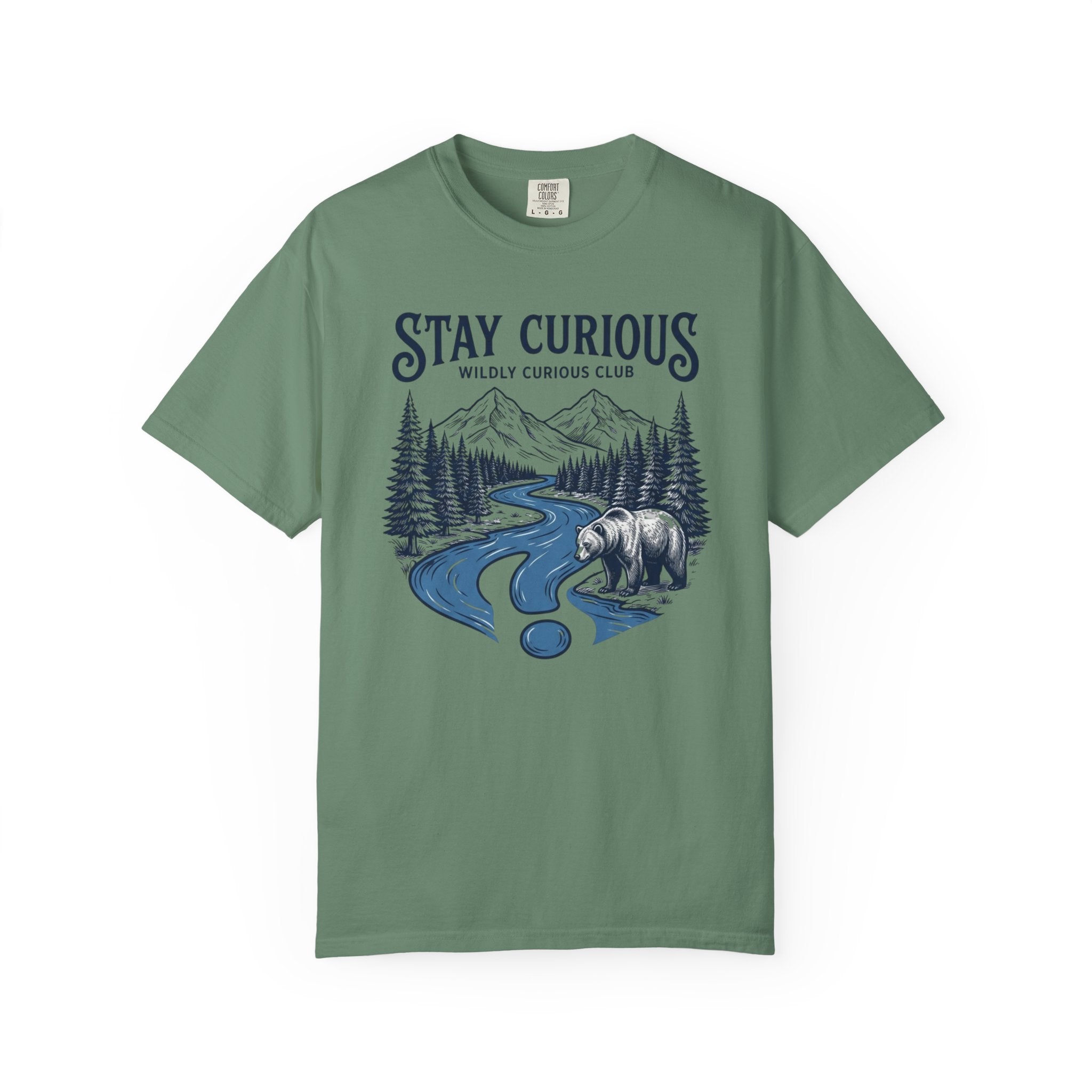 Stay Curious Bear Stream T-Shirt