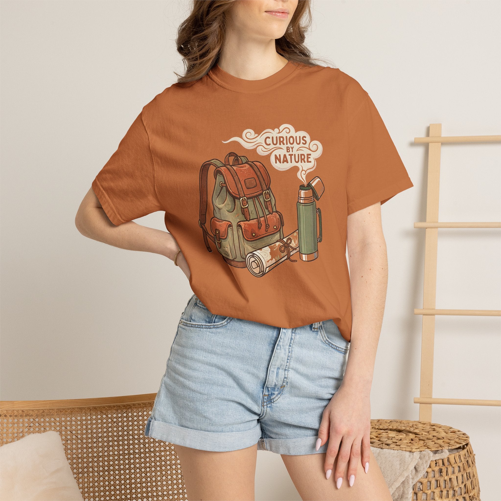 Curious By Nature Backpack T-Shirt