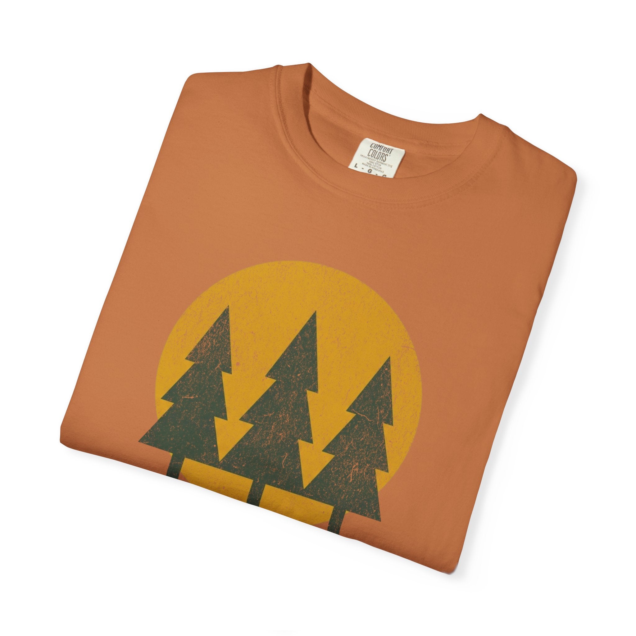 Flat Tree Sunrise T-Shirts