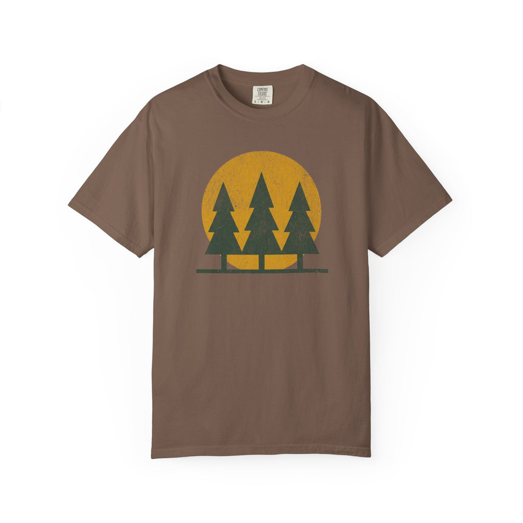 Flat Tree Sunrise T-Shirts