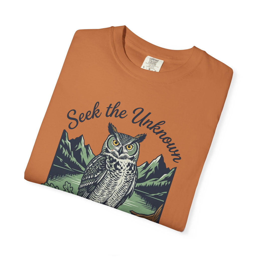 Seek The Unkown Owl T-Shirt