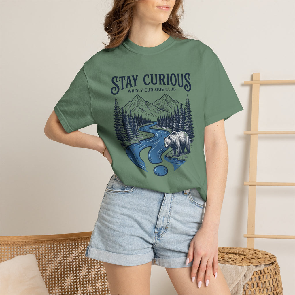 Stay Curious Bear Stream T-Shirt