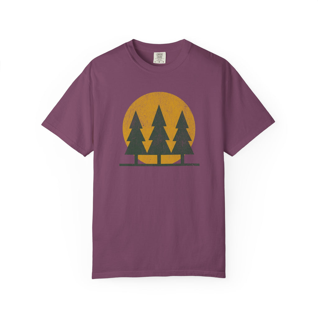 Flat Tree Sunrise T-Shirts
