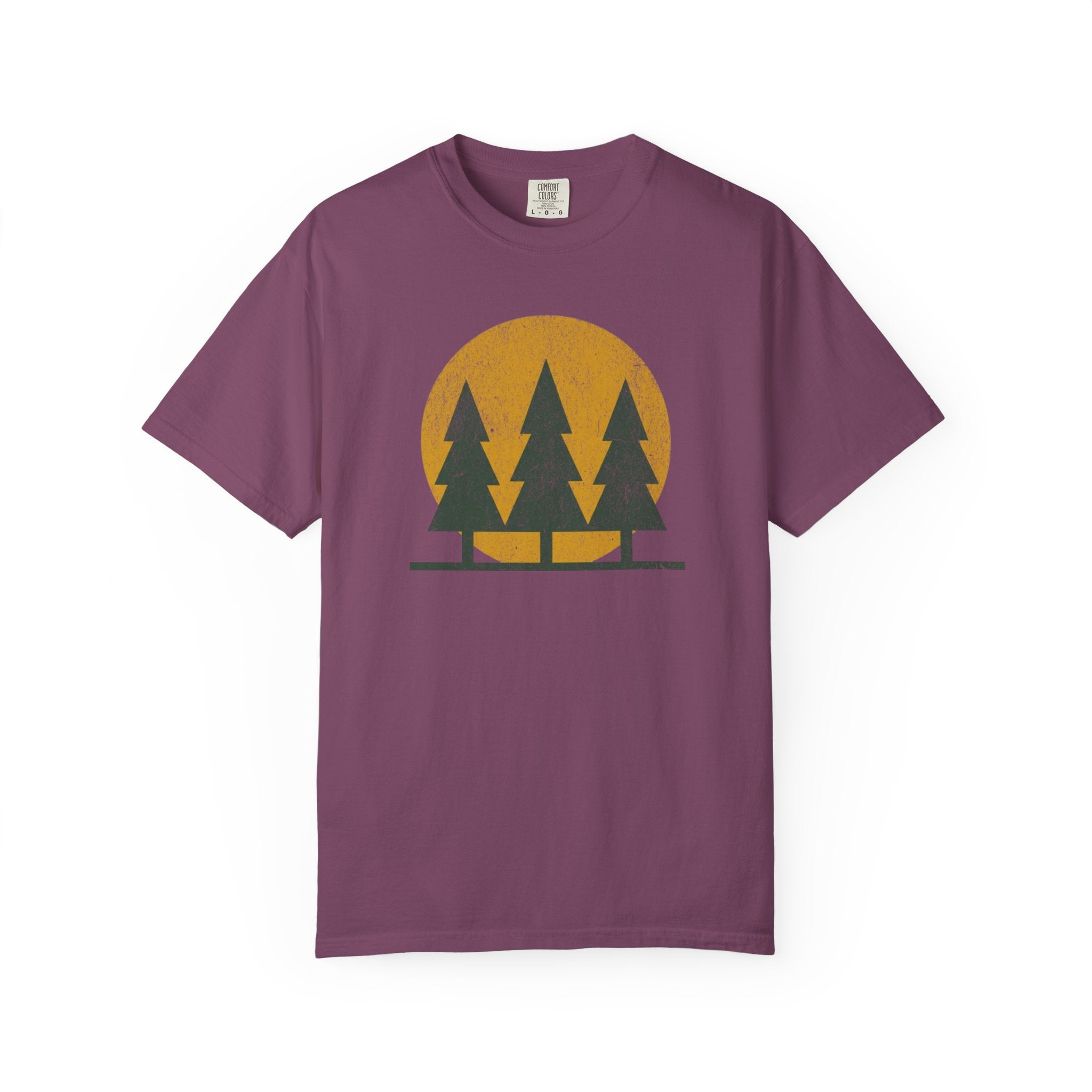 Flat Tree Sunrise T-Shirts