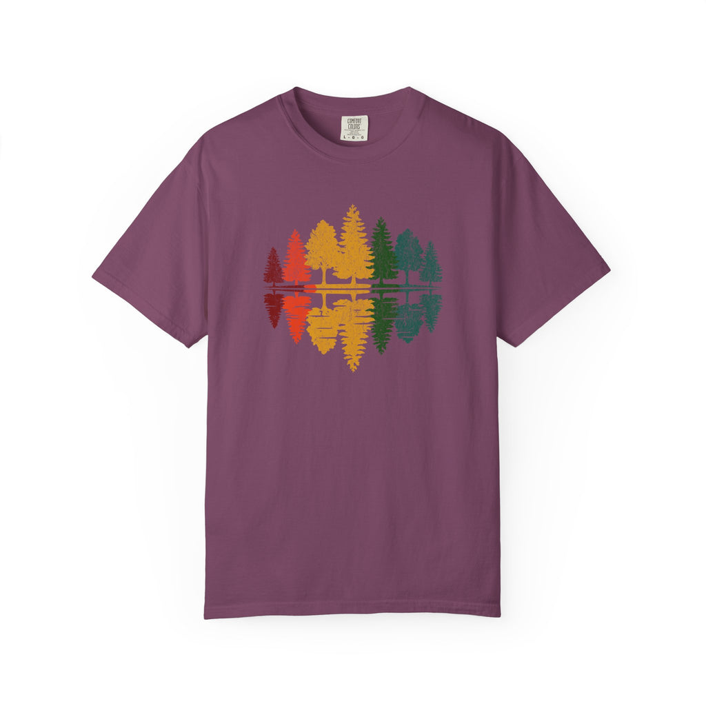 Rainbow Tree Reflection T-Shirts