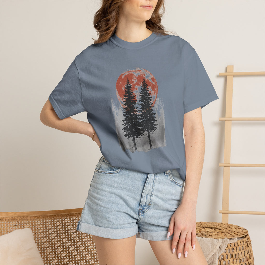 Red Moon Trees T-Shirts