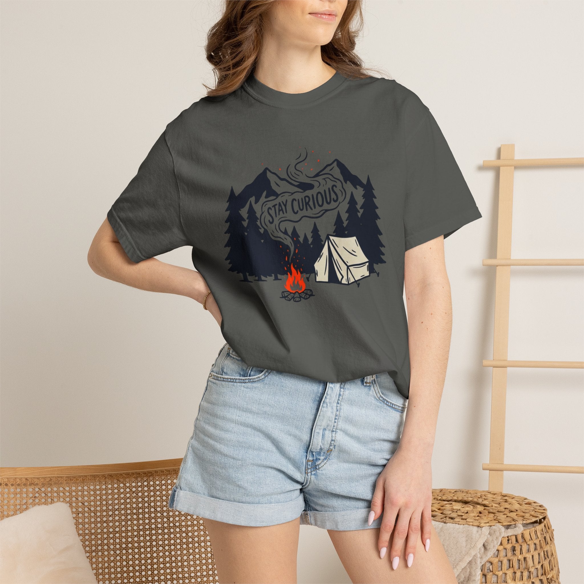 Stay Curious Campfire T-Shirt